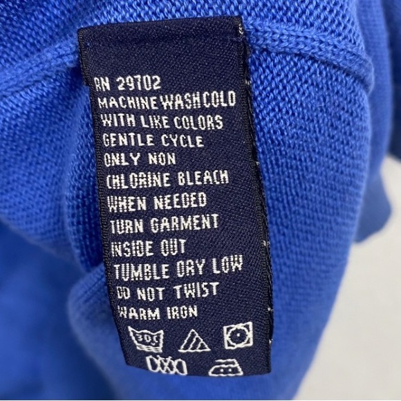 OXFORD Golf‎ Maywood Edition Royal Blue Shirt Sweater Vest Pre-Owned Men’s XL - Picture 8 of 8